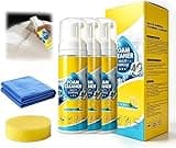 4-in-1 Multi-Enzyme Foam Cleaner — Deep Cleaning, Multi-Functional No-Rinse Spray,for Car Interior, Kitchen Grease, Bathroom Tiles, Sofa Upholstery (3pcs)