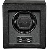 ROTHWELL Single Watch Winder for Automatic Watches with Quiet Motor with Multiple Speeds and Rotation Settings (Black/Grey)