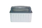 WENKO Moisture Killer Room Dehumidifier 1 kg for Rooms up to 80 m³ Protects Against Moisture Mould Odour Without Electricity Reusable with Plastic Housing Granules Room Climate 23.5 x 15.5 x 15.5 cm