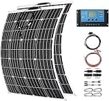 1000W Solar Panel Kit - 2x500W Flexible Monocrystalline Panels with Charge Controller, Portable Solar Power Solution for RV, Camping, and Off-Grid Use