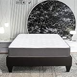 Full Mattress, Hybrid Mattress, 8 Inch Gel Memory Foam Mattress in a Box, Pocket Spring Support, Soft Comfort, White and Gray, 54 by 75 by 8 Inches, Pack of 1