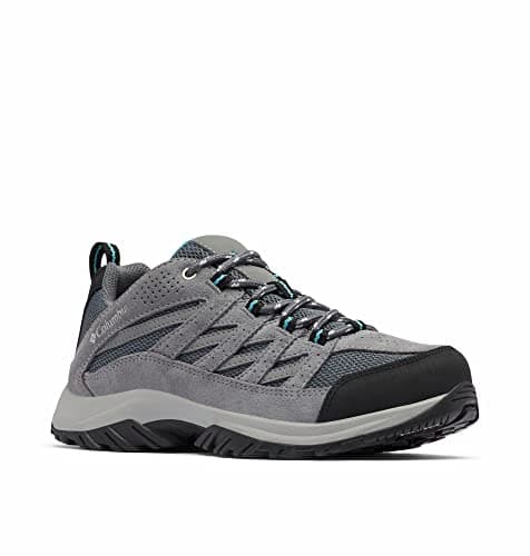 Columbia Womens Crestwood Hiking Shoe, Graphite/Pacific Rim, 9