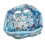 High Chair Cover Restaurant, High Chair Seat Cover with Storage Bag Portable Travel Highchair Cover Liner for Restaurant, Foldable Baby High Chair Cover Replacement with Harness for Public Dining