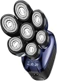 SOBIY Head Shavers for Bald Men: 5-in-1 Electric Razor - Waterproof Wet Dry Shaving - Professional Grooming Kit for Balder - Rechargeable Head Shavers for Face/Beard