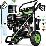 Gas Powered Pressure Washer 4200 PSI Gas Power Washer 4.0 GPM 212CC Commercial High Pressure Washer Cleaner with 25ft Hose, Spray Gun and Extension Wand, 5 Quick Connect Nozzles,Copper Pump
