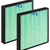 2Pcs Vital 100S-P Replacement Filter 3-in-1 Activated Carbon Compatible with LEVOIT Vital 100S 100S-P Air Purifier for Home Office Living Room Bedroom (Green)