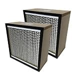 Omni CleanAir Filter Replacement, 12'' x 12'' x 6'' Negative Air machine, Air Purifier, HEPA Pleated Air Scrubber, Wood Frame, 99.97%, Standard Capacity Filter (4, 12x12x6)