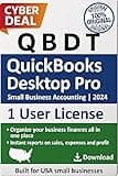 Quick-Books Desktop Pro "Plus" 2024 | 1 User | LIFETIME Version | NO DVD | Amazon Message Delivery(Within 2 hrs) - Only PC, Not for Mac | 100% Money Back Guarantee