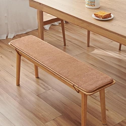 JacoJe Bench Cushion for Outdoor/Indoor Patio Furniture, Bay Window Seat Cushion, Kitchen Dinning Bench Porch Seat Pads, Thick Chair Cushion Sofa Pads(@4,47x11inch)