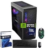 Lenovo Legion Tower 7i Gen 10 Desktop Computer, NVIDIA GeForce RTX 5080 16GB GDDR7, Intel Ultra 9 285K, 64 GB DDR5 5600MT/s, 4 TB SSD, Legion Coldfront Cooling, Windows 11 Pro, Copilot AI,USB KB,Mouse