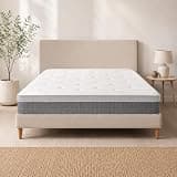 Vipeve 10-Inch Independent Pocket Coil Mattress – Wave Memory Foam Hybrid with Reinforced Edge Support, Breathable & Fire-Retardant, Cloud-Like Comfort Bed Mattress(Full)