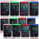 Tinlade 12 Pack Travel Toddler Toys Essential, 8.5 Inch LCD Writing Tablets for Kids Party Favors Learning Bulk Toys Doodle Boards Electronic Drawing Pads for Road Trip Game Age 4-8 Birthday Gifts
