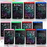 Tinlade 12 Pack Travel Toddler Toys Essential, 8.5 Inch LCD Writing Tablets for Kids Party Favors Learning Bulk Toys Doodle Boards Electronic Drawing Pads for Road Trip Game Age 4-8 Birthday Gifts