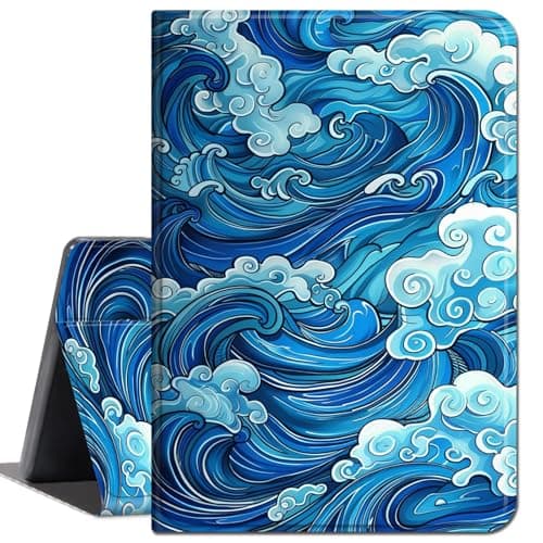 Case for Samsung Galaxy Tab S10 FE/ S9 FE 5G 10.9 Inch/Tab S9 11 Inch,Slim Soft Shockproof TPU Silicone Protective Back Shell Case for Galaxy Tab S9 11" Tablet,Blue Clouds