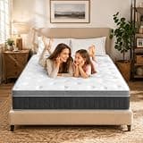Vipeve 14-Inch Hybrid, Pocket Coil with Cooling Foam, Motion Isolation, Pressure Relief, Reinforced Edge Support, Bed in a Box(King)