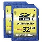 INLAND 32GB Class 10 SDHC Flash Memory Card Standard Full Size SD Card USH-I U1 Trail Camera by Micro Center (2 Pack)