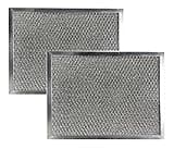 ZEPHYRAXIN Aluminum Mesh Range Hood Grease Filter 8 x 9-1/2 x 3/8 Inch 2 Pack,Replacement for AFF OEM